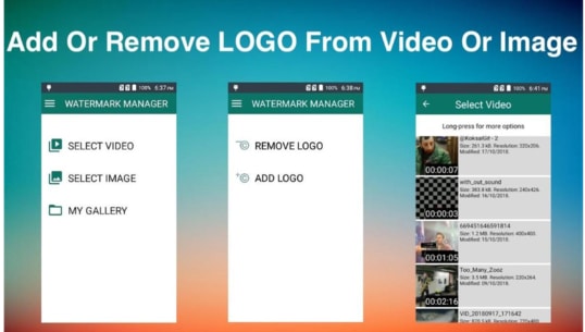 Remove & Add Watermark APK For Android